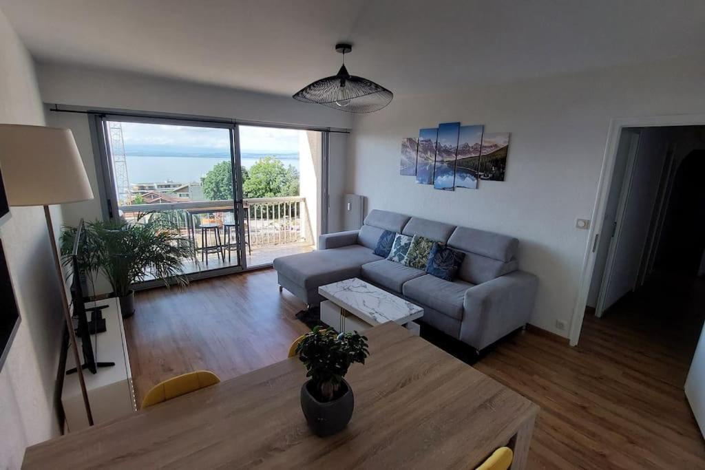 Appart Cosy Avec Vue Sur Le Lac Leman إفيان ليه با المظهر الخارجي الصورة