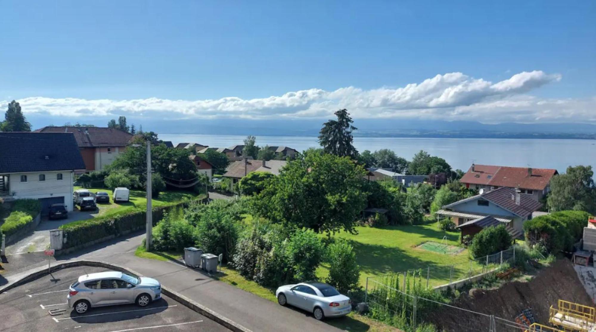 Appart Cosy Avec Vue Sur Le Lac Leman إفيان ليه با المظهر الخارجي الصورة