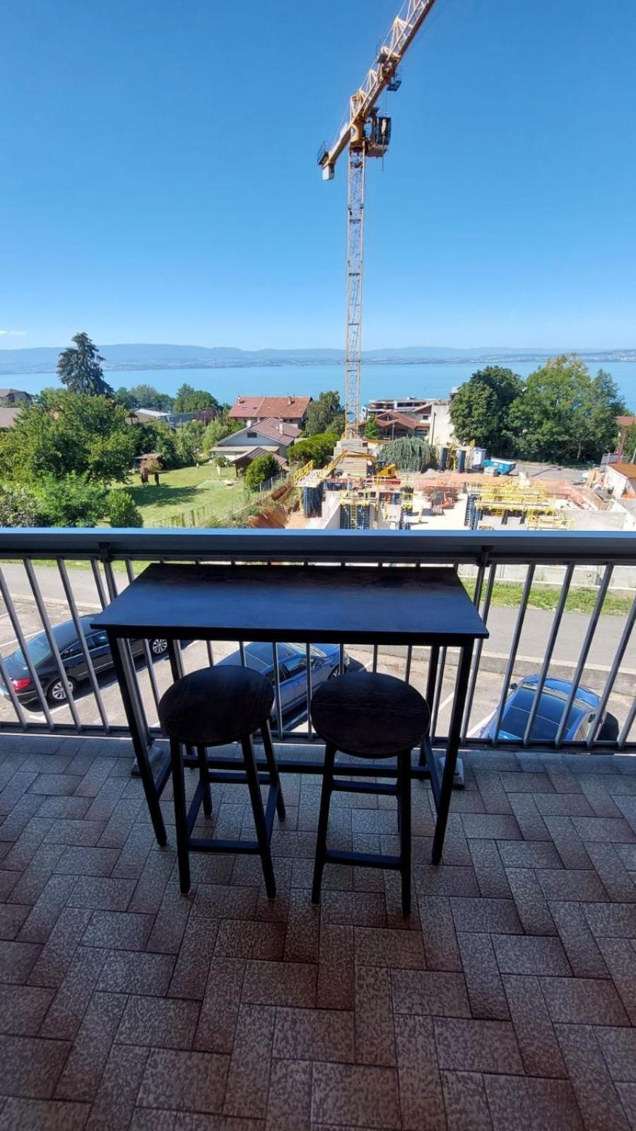 Appart Cosy Avec Vue Sur Le Lac Leman إفيان ليه با المظهر الخارجي الصورة